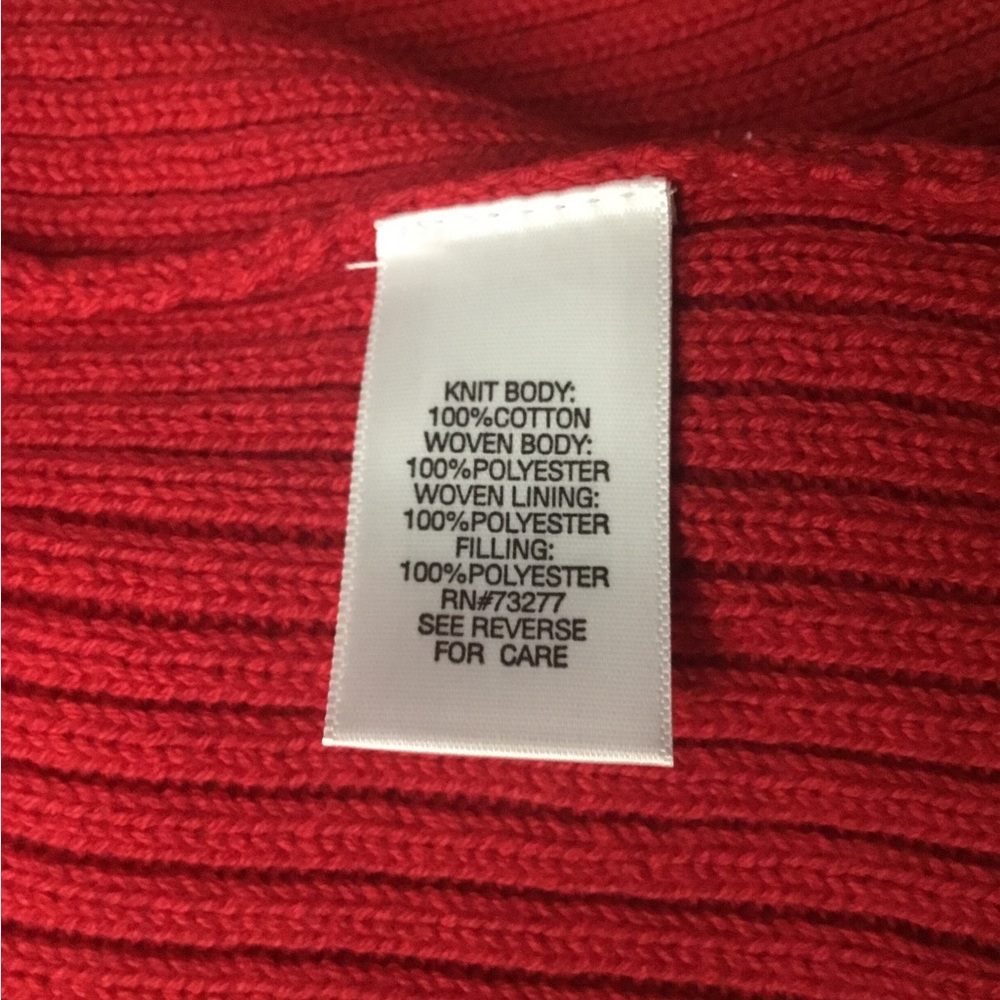 Croft & Barrow Vibrant Red Ribbed Knit Top - Picture 14 of 16
